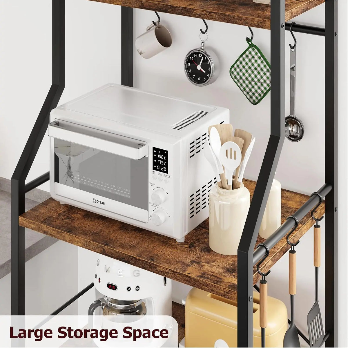 Garvee Four Tier Floor Standing Kitchen Cookware Storage Rack