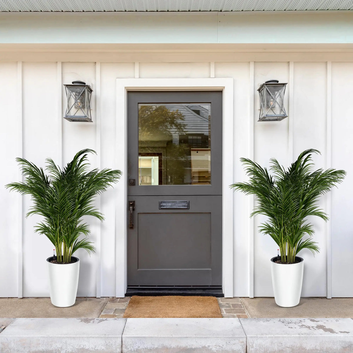 HiMISS Self Watering Indoor Outdoor Flower Planters With Level Indicator