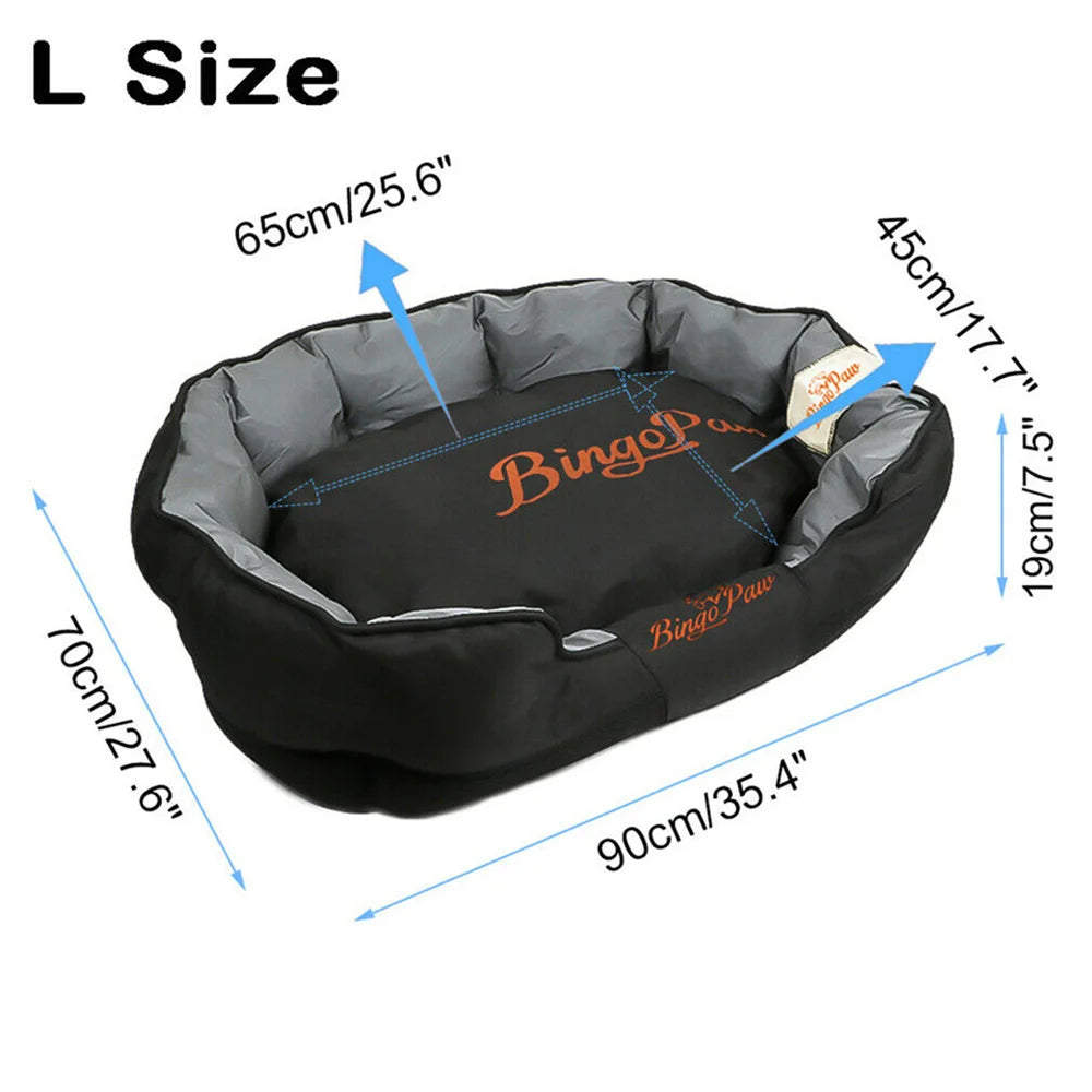 Orthopedic Dog Bed With Removable Cushion And Waterproof Cover
