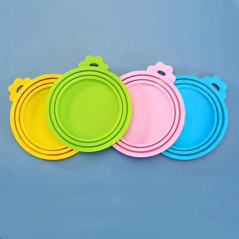 Reusable Silicone Pet Can Lid Fresh Food Storage Cover