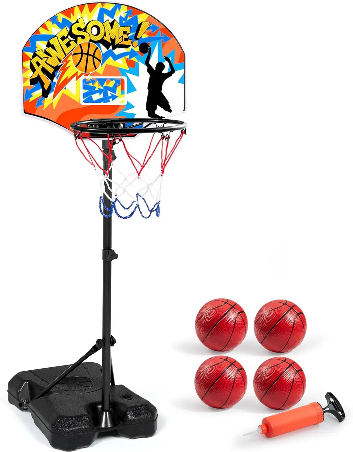 Joyfy Led Scoring Basketball Arcade Game With Adjustable Hoop