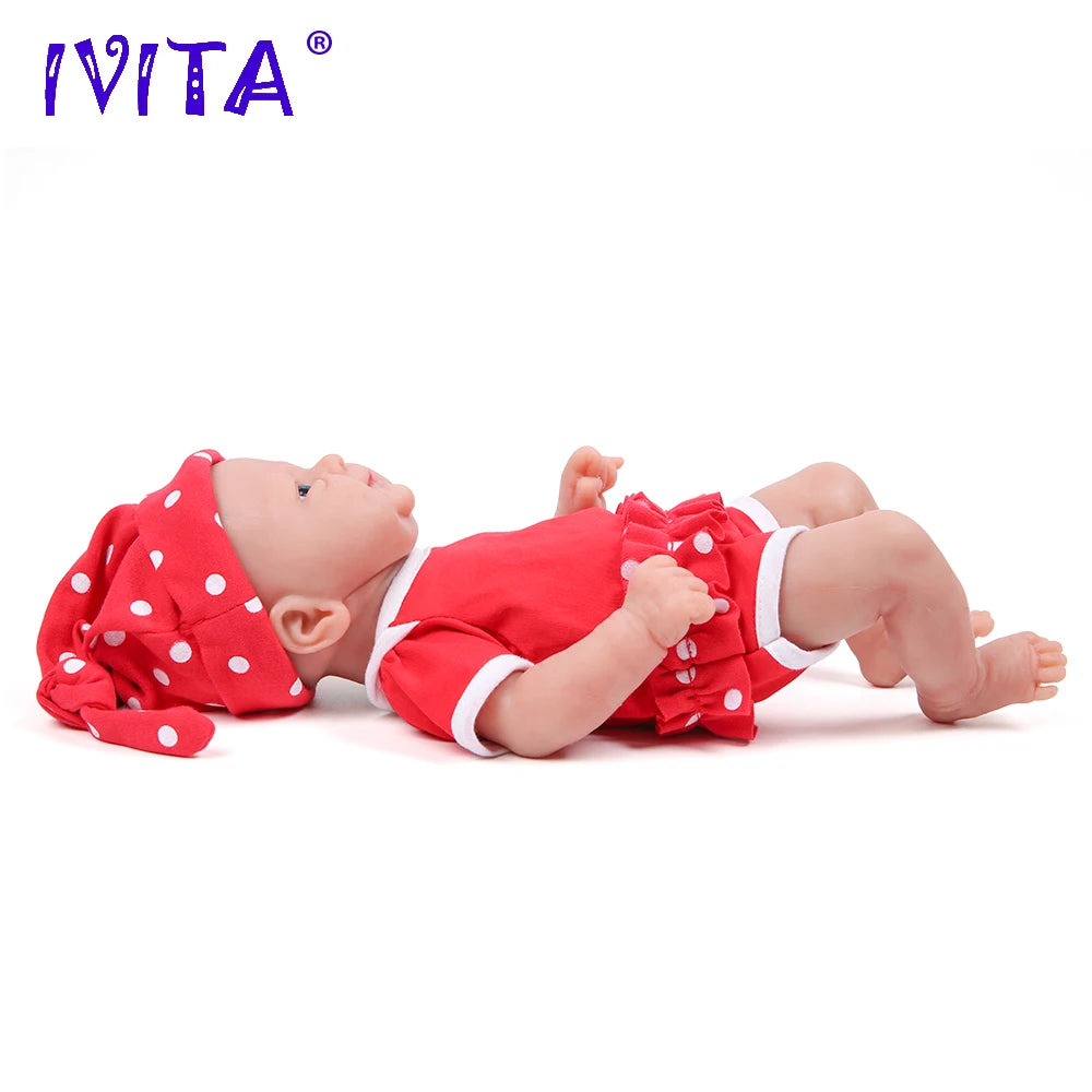 IVITA Full Body Silicone Reborn Doll Lifelike Baby Toy