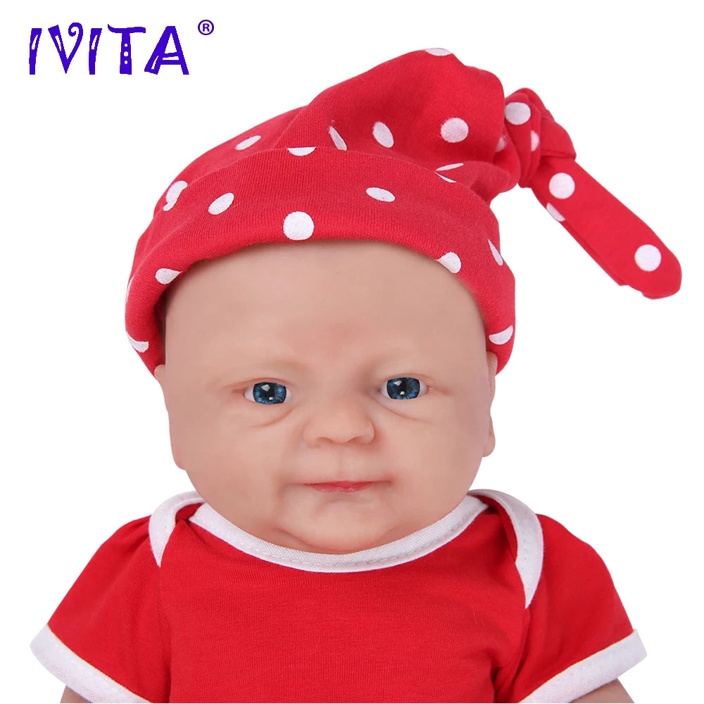 IVITA Full Body Silicone Reborn Doll Lifelike Baby Toy