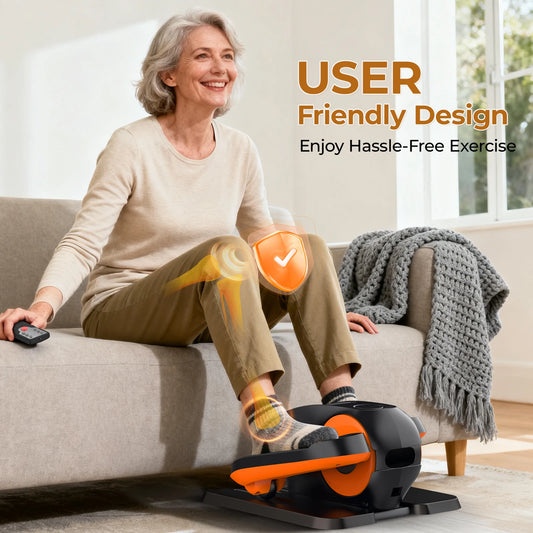 Under Desk Elliptical Machine With Remote Control For Leg Exercise