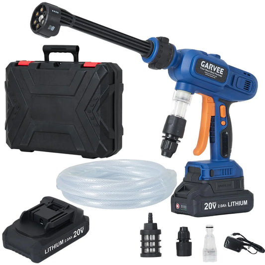 HiMISS 1100 PSI Cordless Pressure Washer 21V Portable Power Cleaner