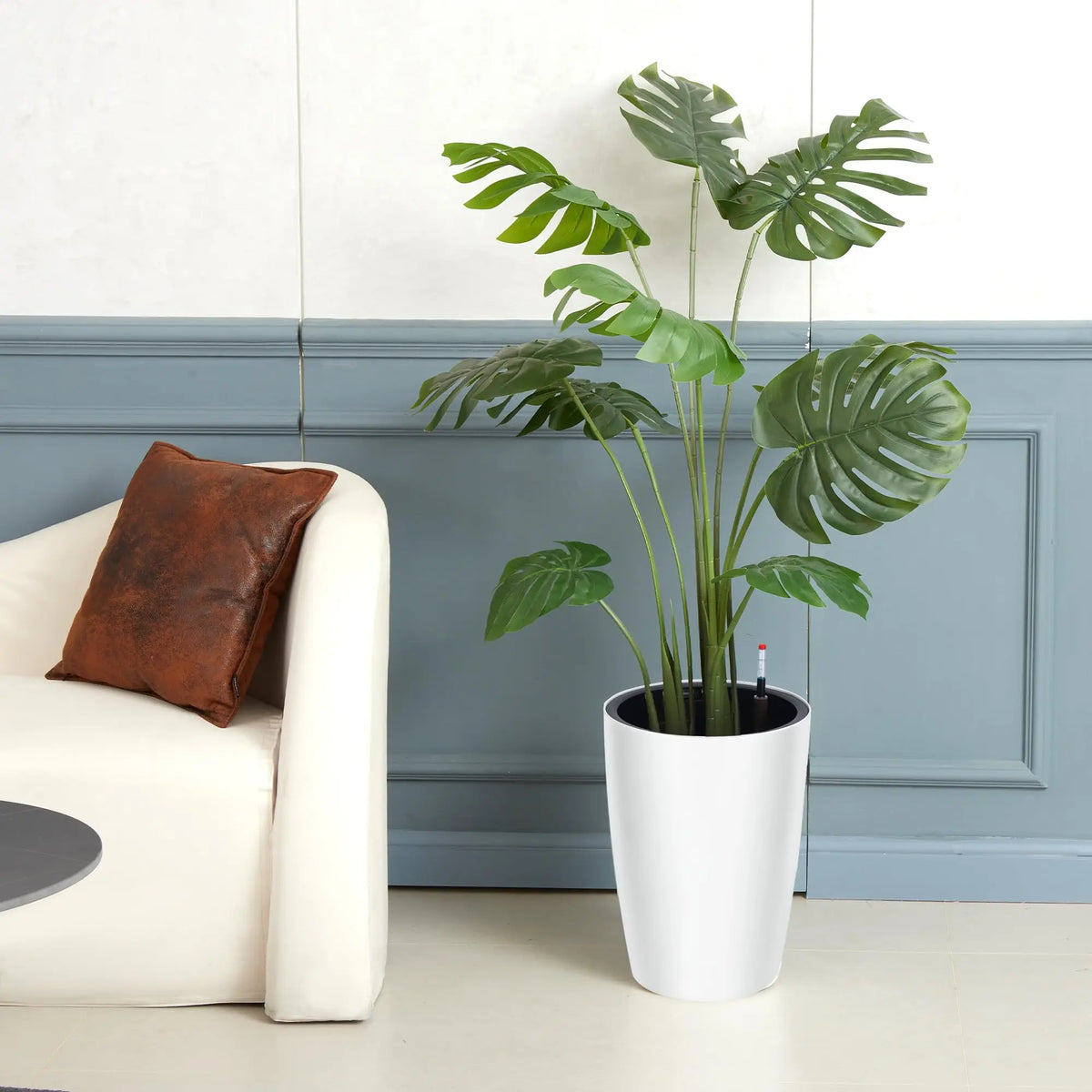 HiMISS Self Watering Planters Set For Indoor Outdoor Flowers