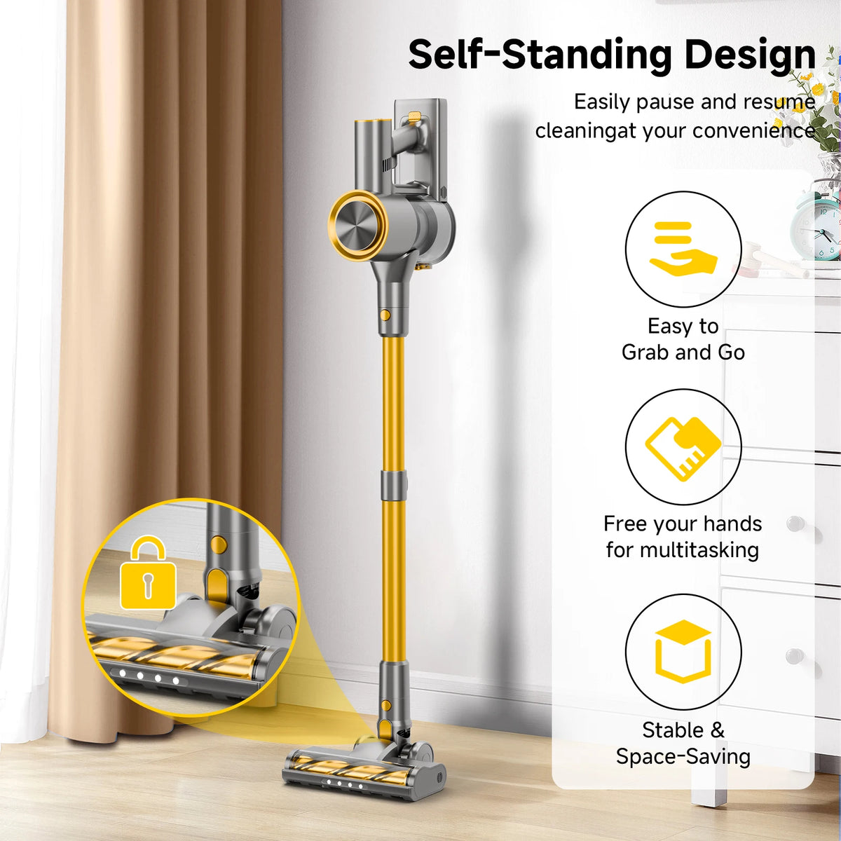 Honki Powerful Cordless Vacuum Cleaner With Led Display