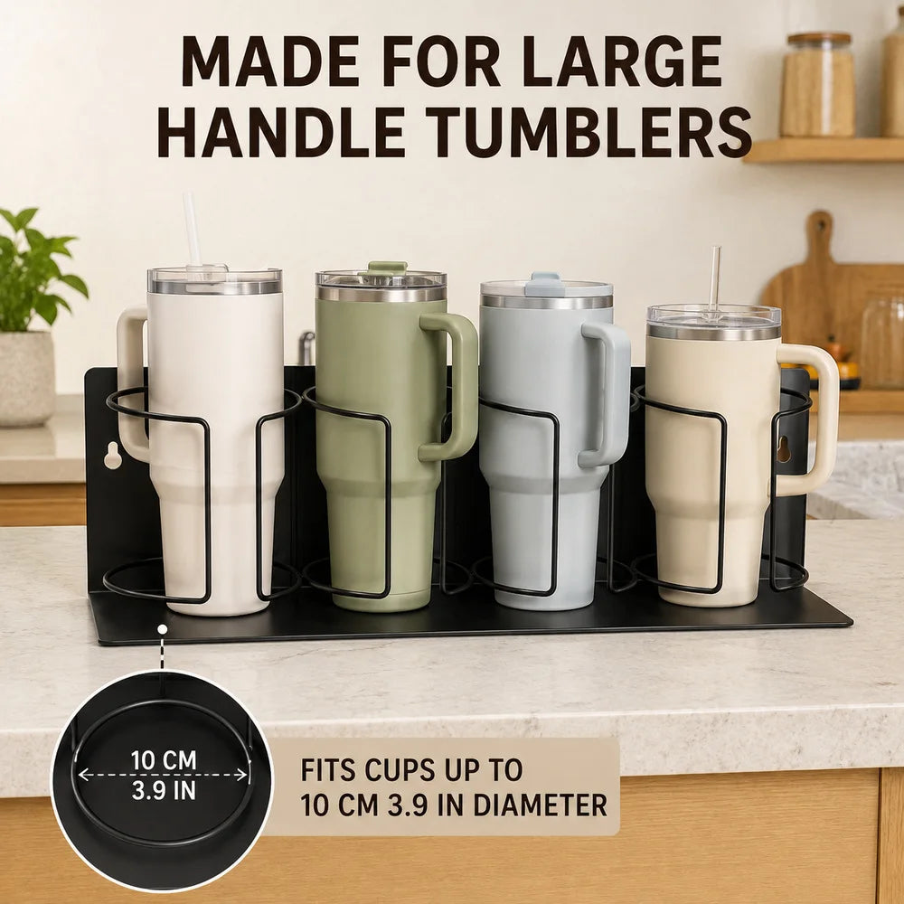 Zoe Magnetic Tumbler Organizer for Stanley Cups and Travel Mugs