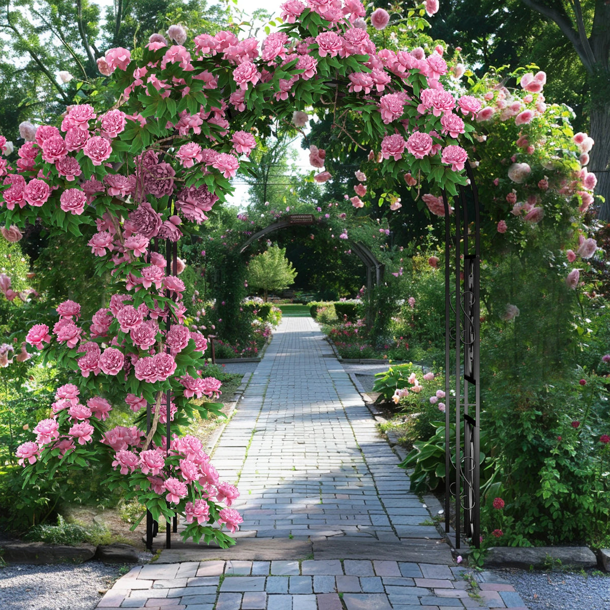 Metal Garden Arbor Trellis For Climbing Plants And Flowers