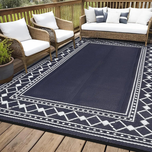Garvee Waterproof Flocking Area Rug For Modern Home Decor