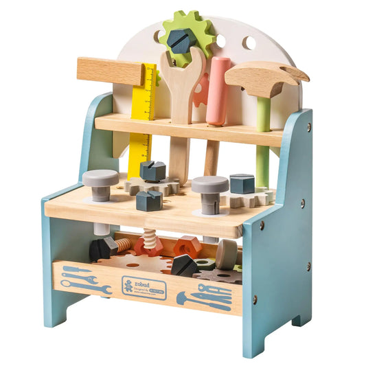 Robud Mini Wooden Tool Workbench Role Play Montessori Toy