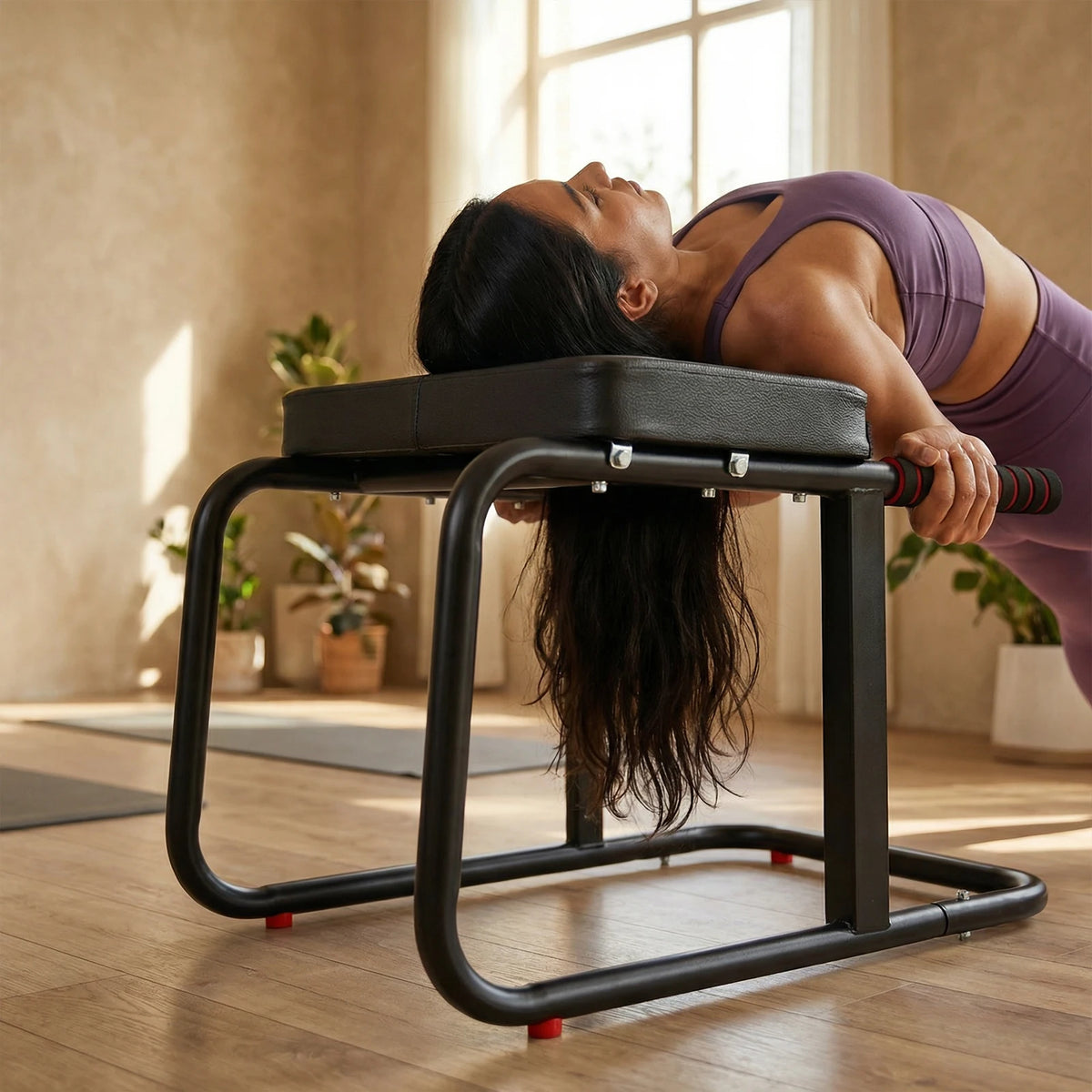 ALIILEE Yoga Headstand Bench For Inversion And Fitness Training