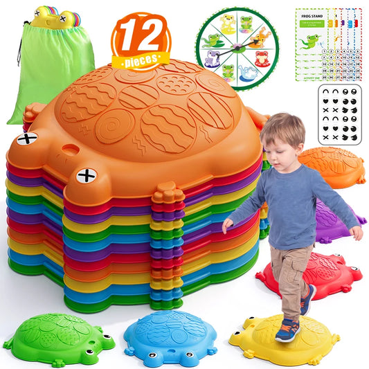 Hyes Kids Balance Stepping Stones Set For Motor Skills