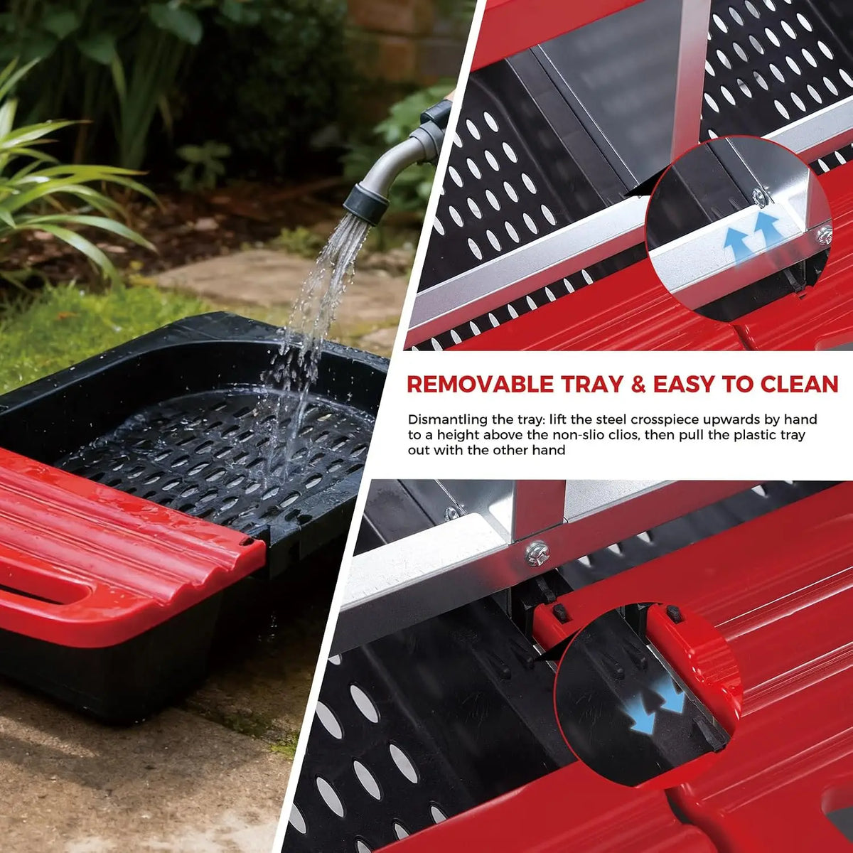 HiMISS Roll Away Chicken Nesting Box With Egg Collection Tray