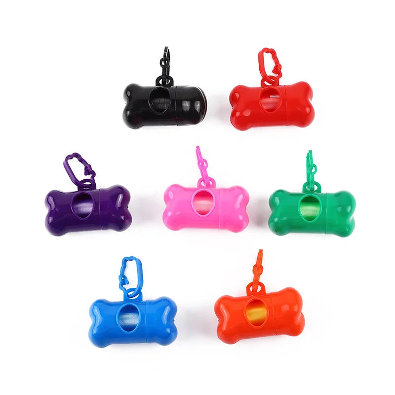 Bone Shaped Dog Waste Bag Dispenser With Waist Strap