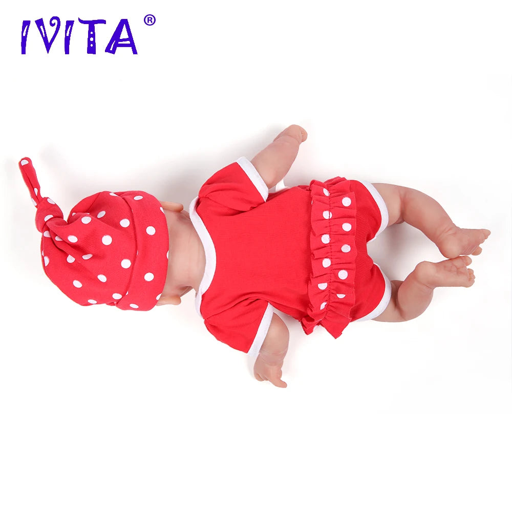 IVITA Full Body Silicone Reborn Doll Lifelike Baby Toy