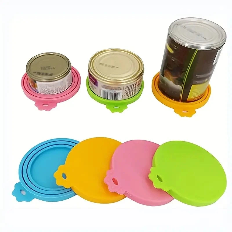 Reusable Silicone Pet Can Lid Fresh Food Storage Cover