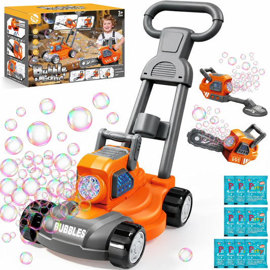 Electric Bubble Lawn Mower For Children And Toddlers