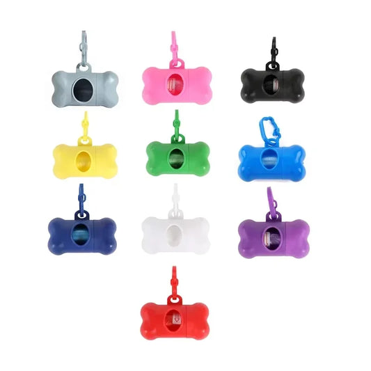 Bone Shaped Dog Waste Bag Dispenser With Waist Strap