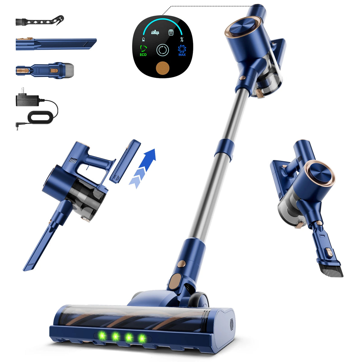 Honki Powerful Cordless Vacuum Cleaner With Led Display