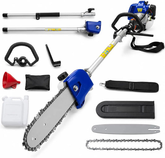 Heavy Duty Gas Powered 52CC Pole Chain Saw Trimmer