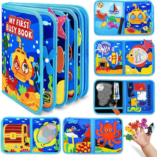 Baby Felt Busy Board Cloth Book Early Education Development