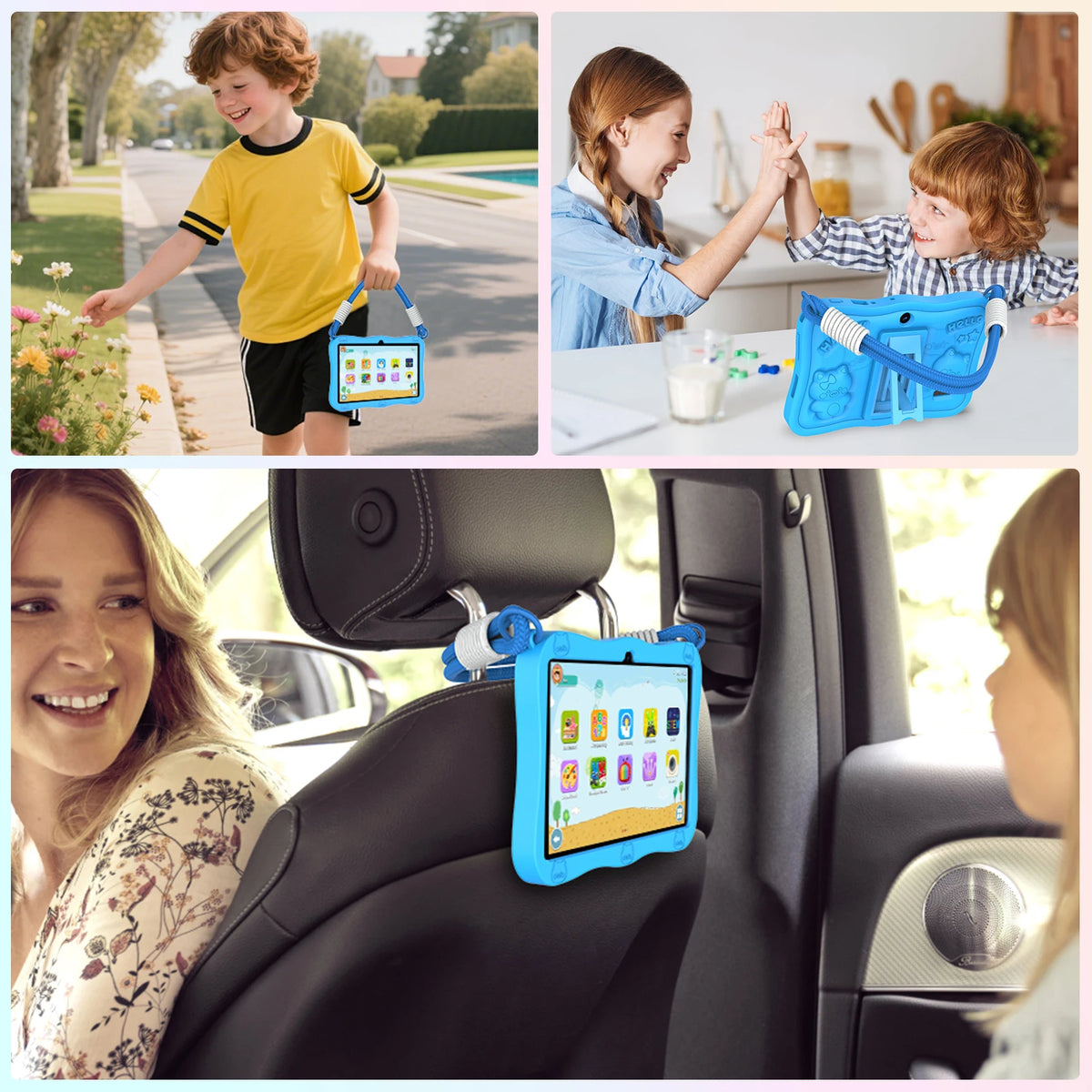 Pritom Kids Tablet With Dual Camera And Advanced Parental Controls