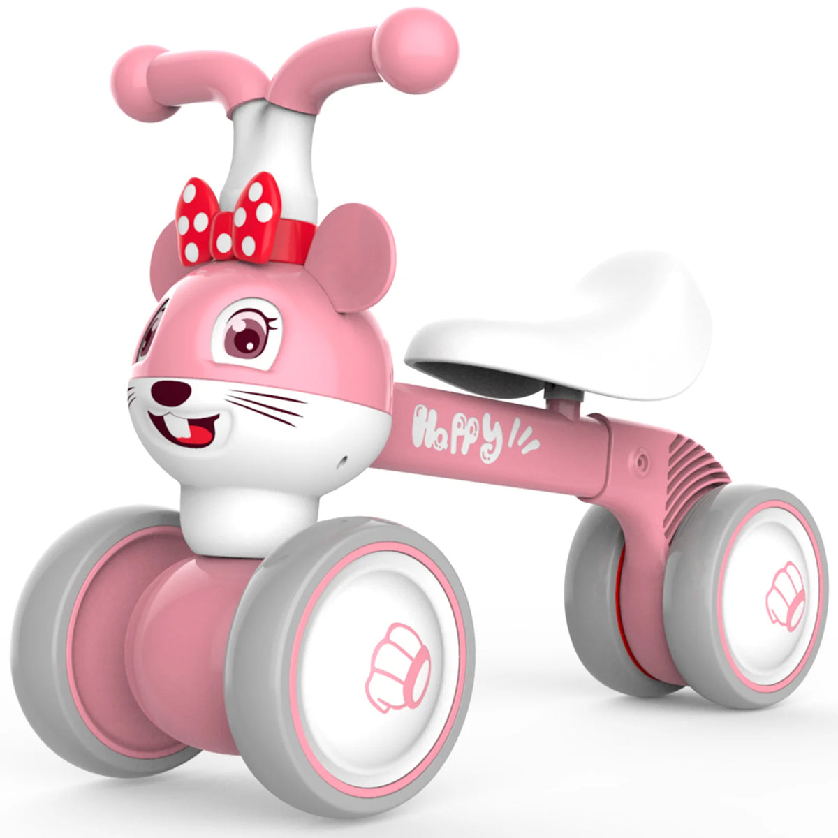 LLParty Baby Balance Bike Mouse Ride On Toy for Kids