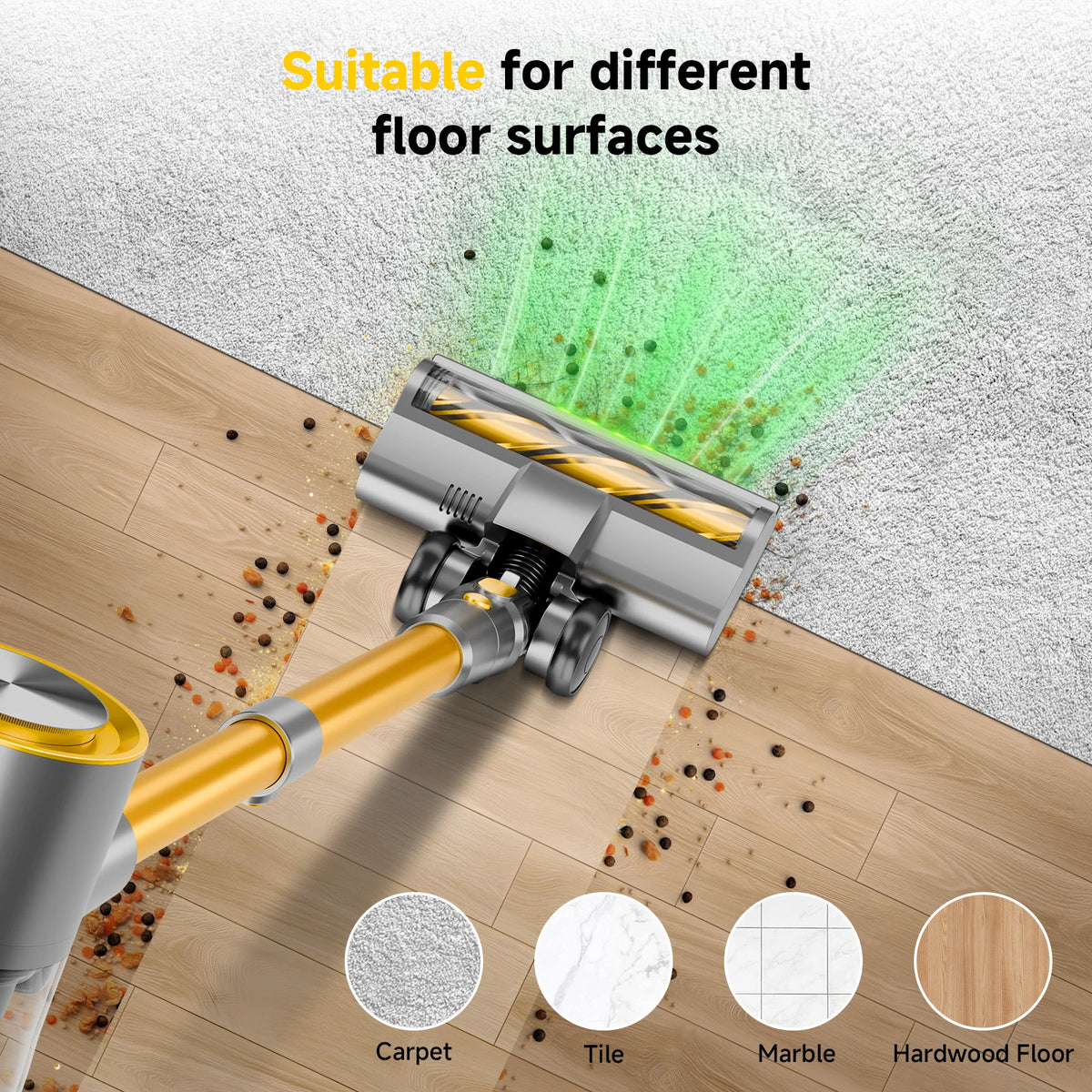 Honki Powerful Cordless Vacuum Cleaner With Led Display
