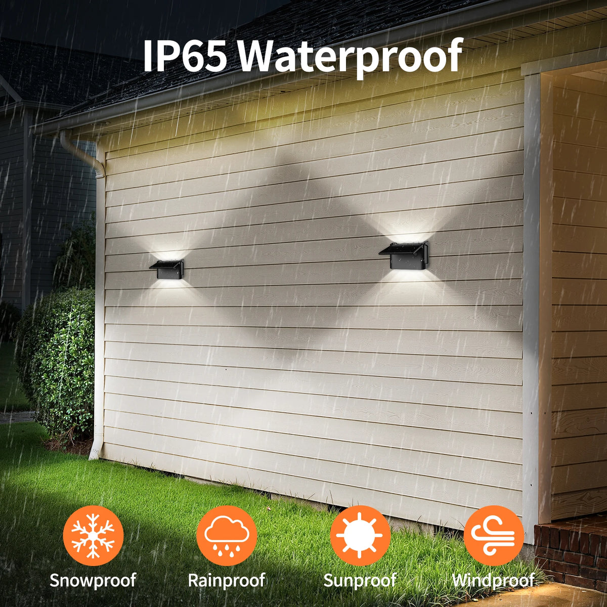 Intelamp Solar Wall Lights With Remote And Adjustable Lighting