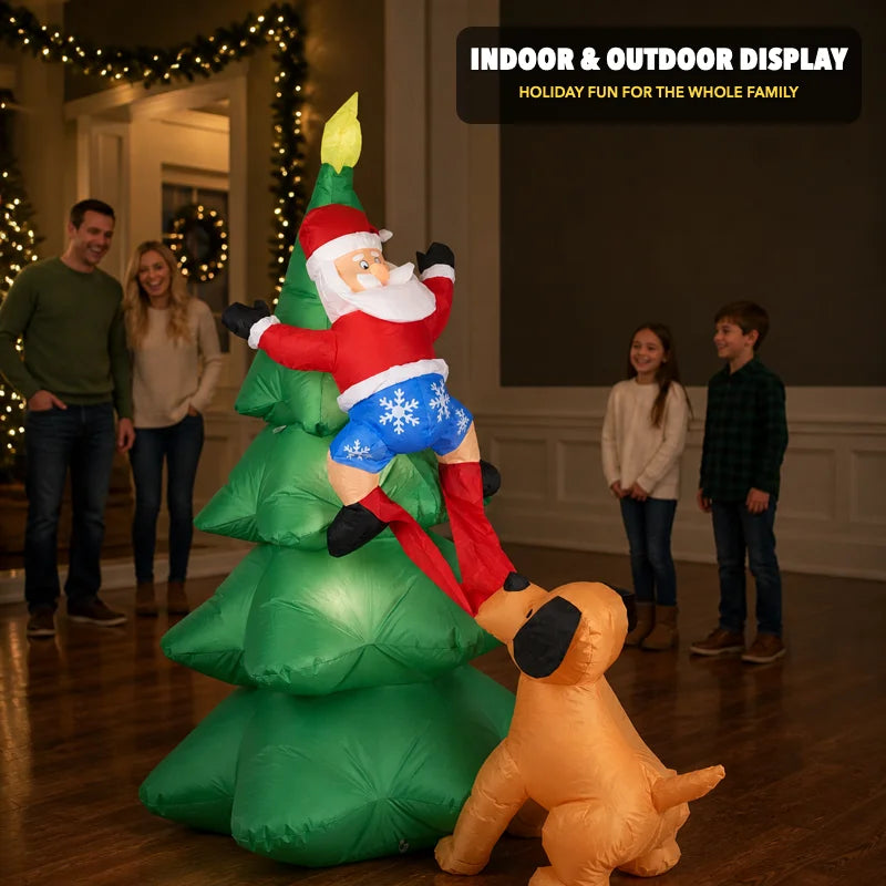 Christmas Tree Blow Up  Yard Decoration, 6.5ft