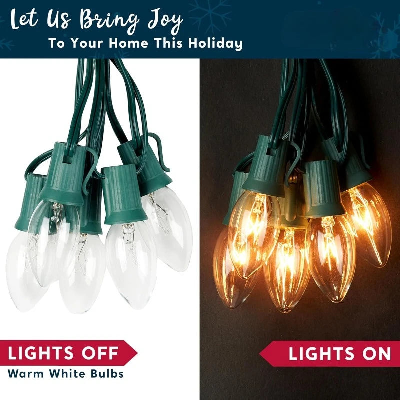 Joyfy C9 Christmas Pathway Lights Outdoor Holiday Walkway Decor