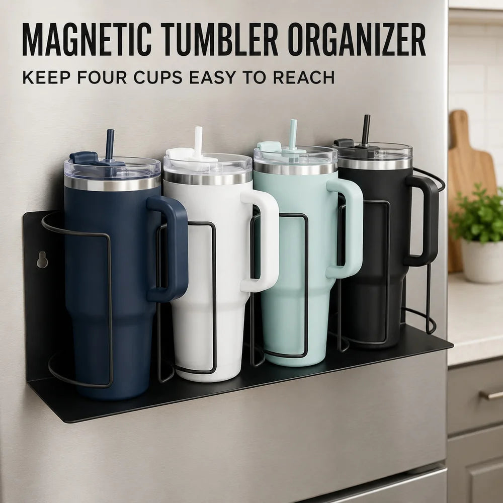 Zoe Magnetic Tumbler Organizer for Stanley Cups and Travel Mugs
