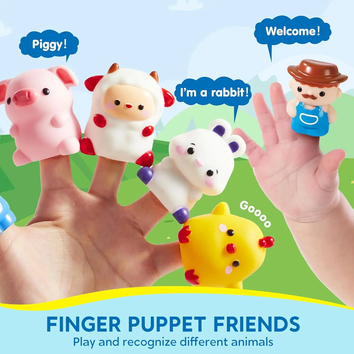 Joyfy Learning Farm Train Counting Matching Sorting Puzzle Toy
