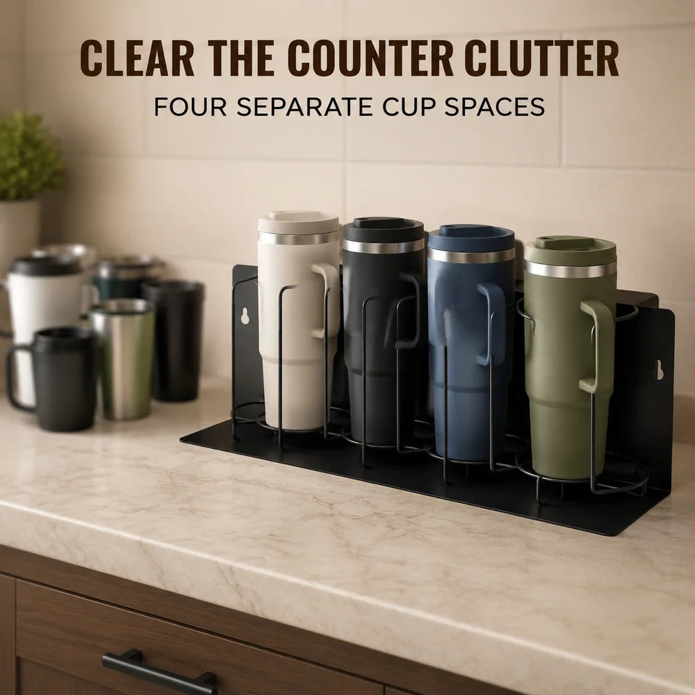 Zoe Magnetic Tumbler Organizer for Stanley Cups and Travel Mugs