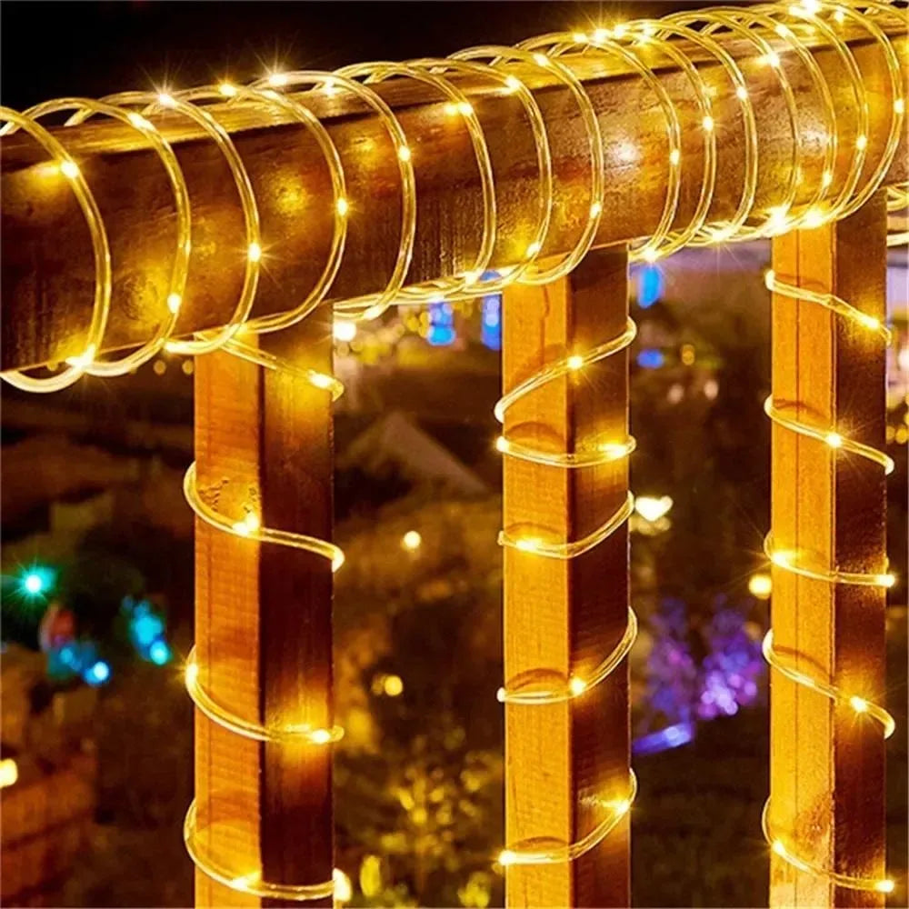 Christmas 100 LED Solar String Light Waterproof Copper Wire Fairy Lights Garden Part
