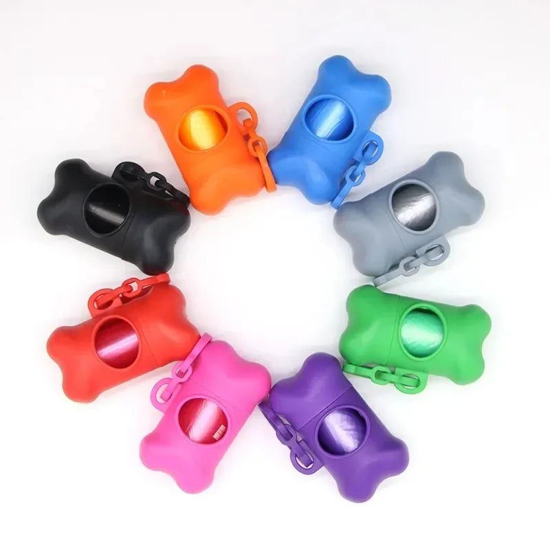 Bone Shaped Dog Waste Bag Dispenser With Waist Strap