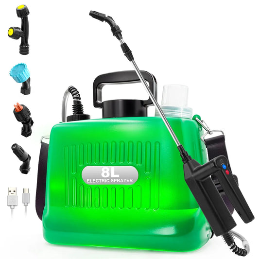 Rechargeable Battery Powered Lawn And Garden Sprayer With Wand