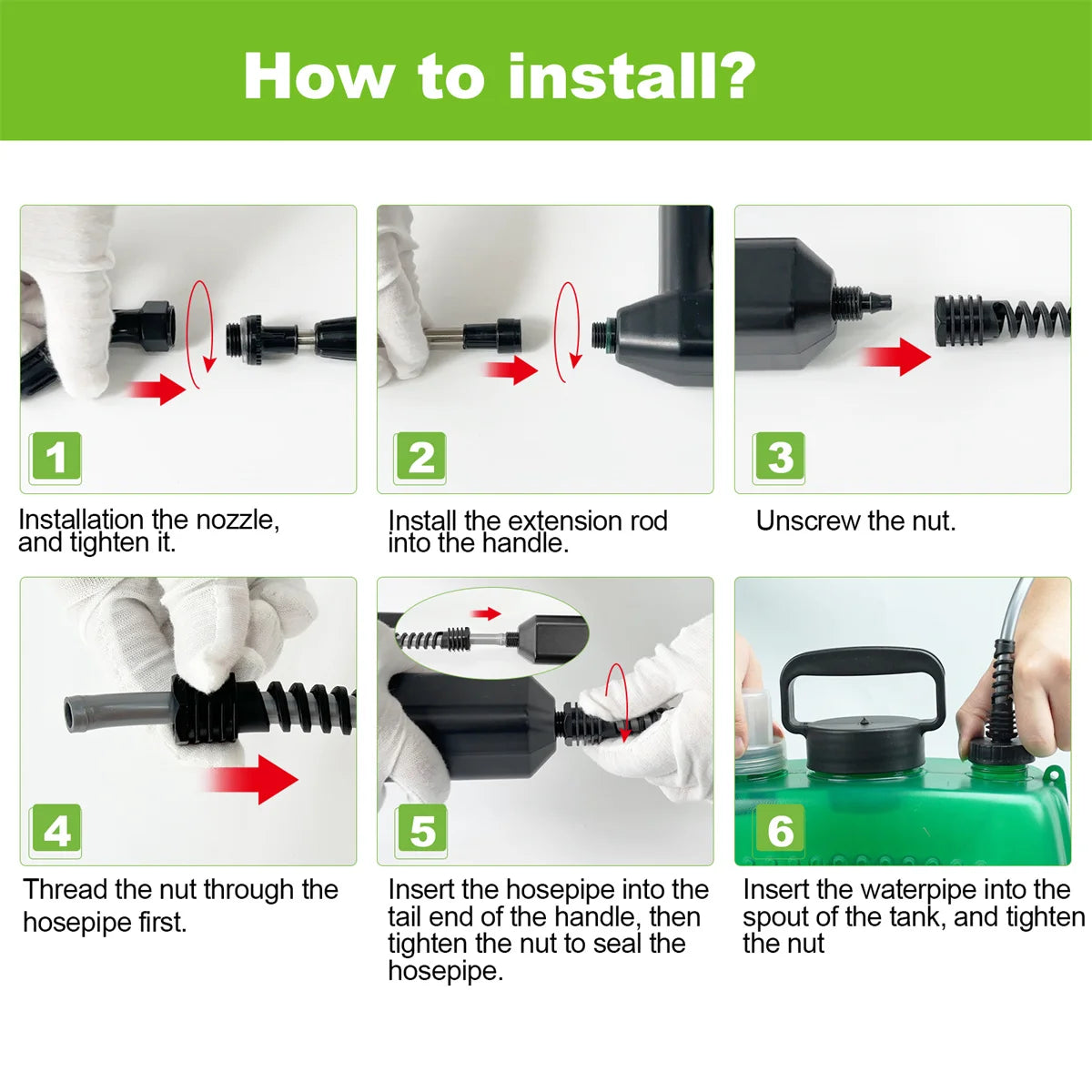 Rechargeable Battery Powered Lawn And Garden Sprayer With Wand