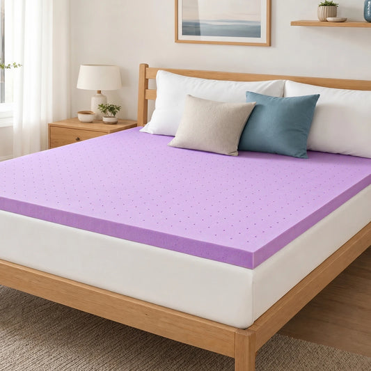 JHK Cooling Gel Memory Foam Mattress Topper For Bedroom
