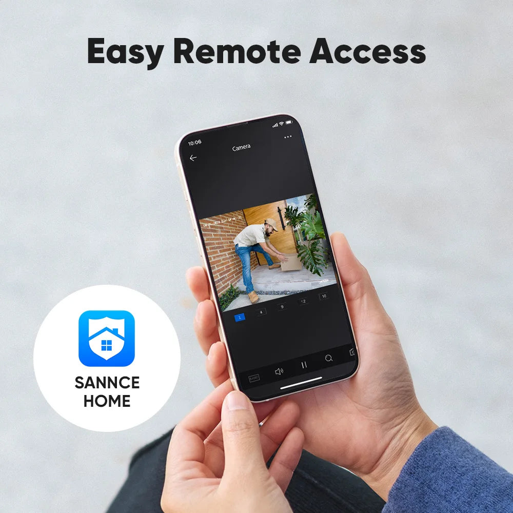 Sannce 1080P Security Camera System Featuring 100FT Night Vision