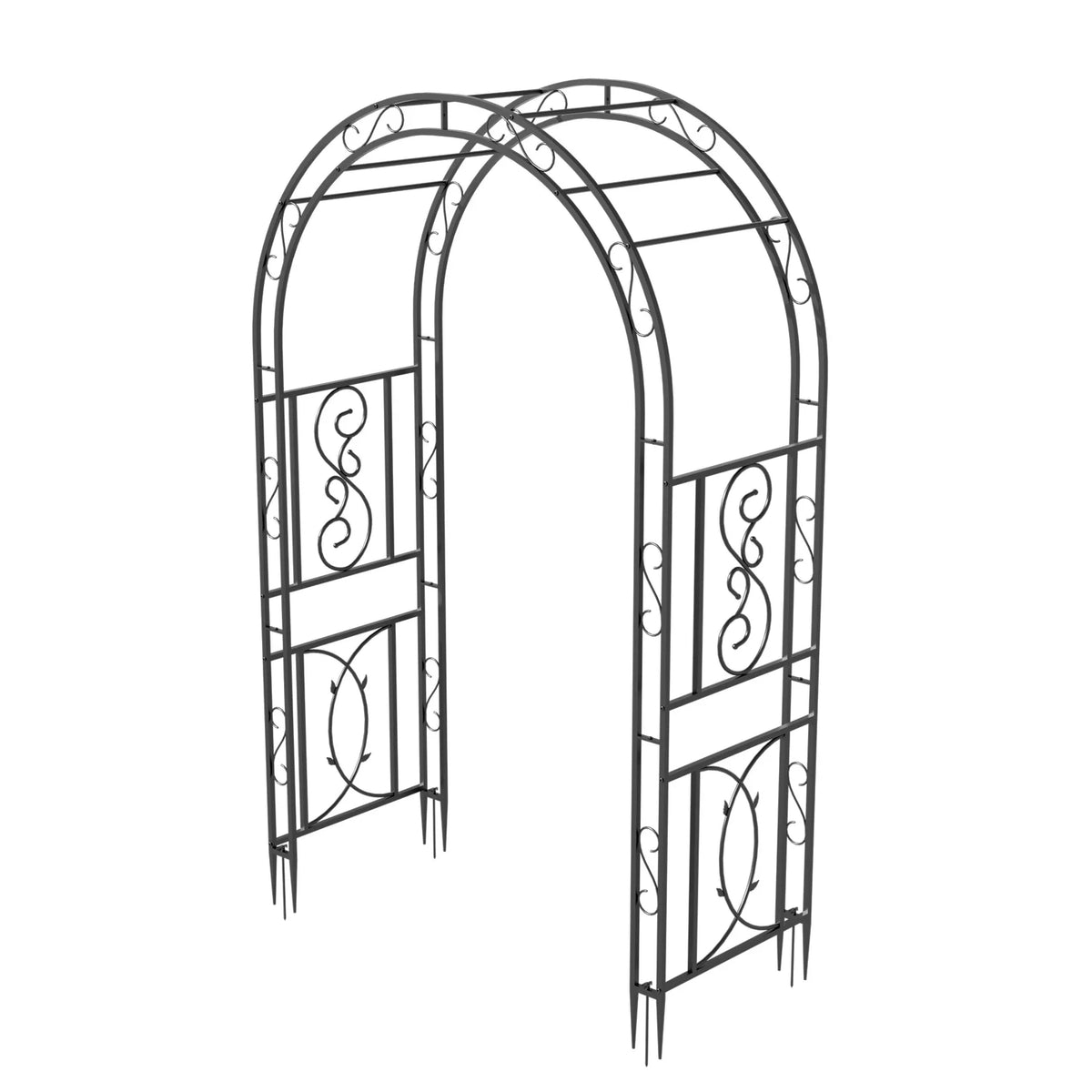 Metal Garden Arbor Trellis For Climbing Plants And Flowers
