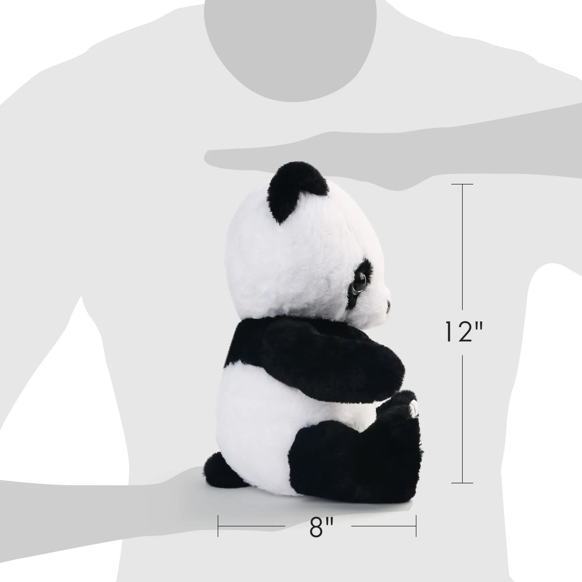 Light Up Panda Bear Plush Toy With Soft Stuffed Comfort