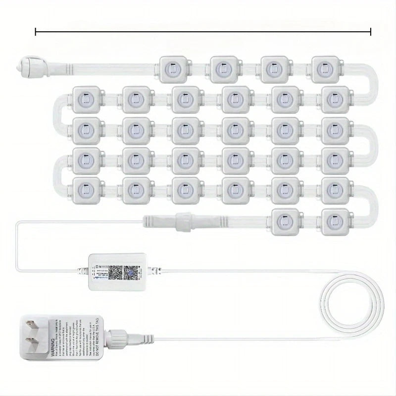 MIMIRGB Permanent Outdoor LED Eaves Lights With Smart App Control