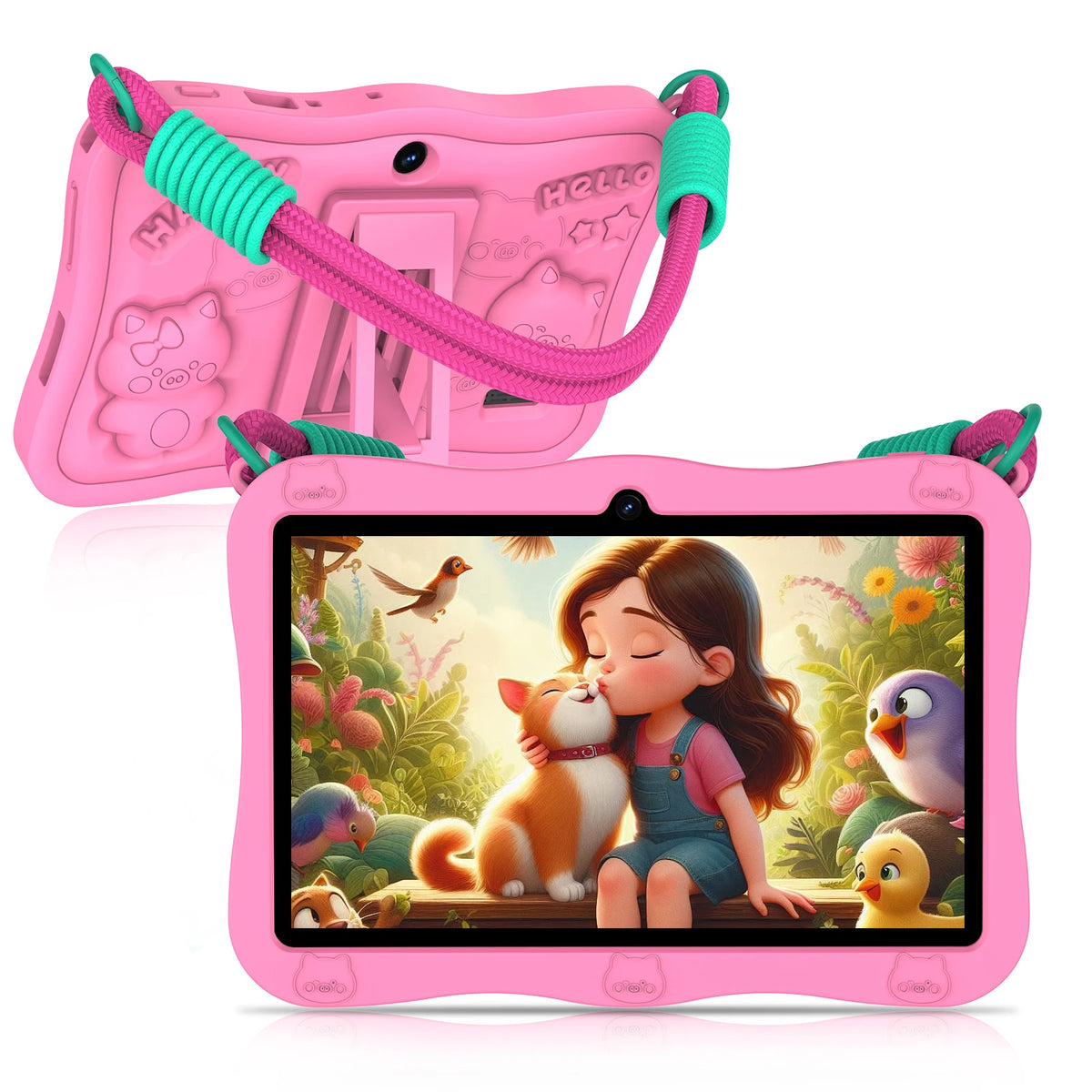 Pritom Kids Tablet With Dual Camera And Advanced Parental Controls