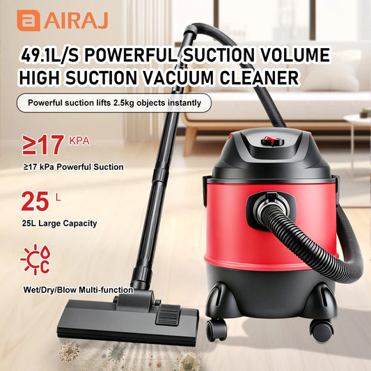 Airaj Powerful Dry And Wet Vacuum Cleaner For Home Cleaning