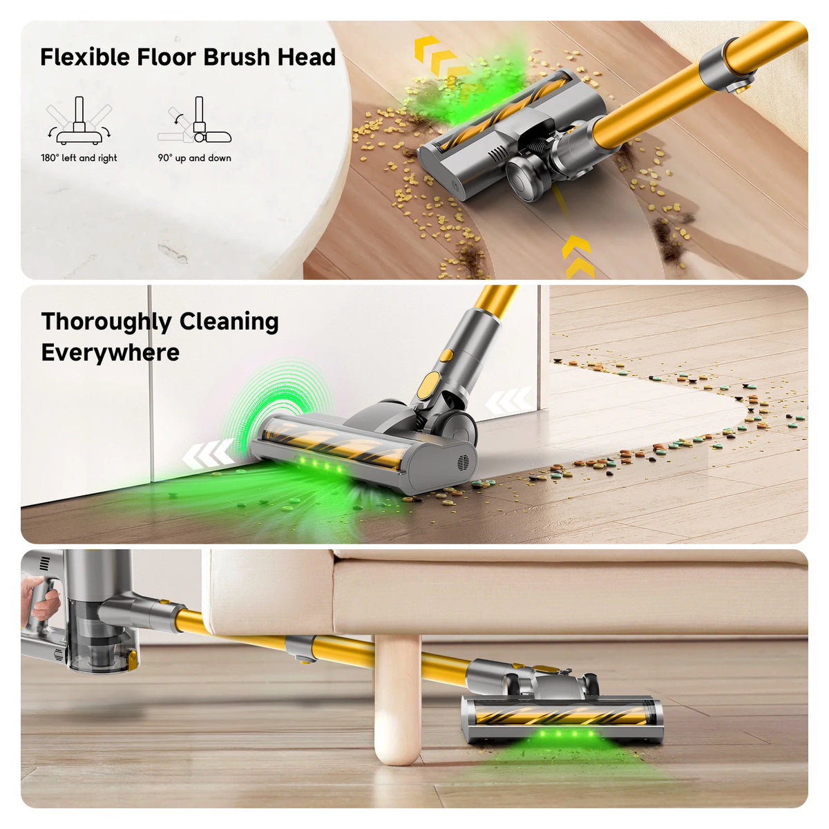 Honki Powerful Cordless Vacuum Cleaner With Led Display