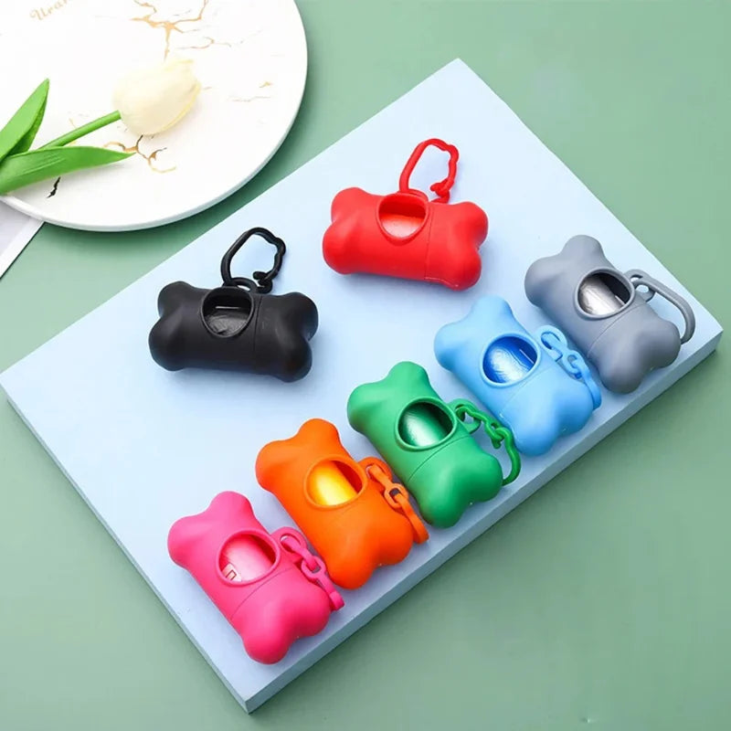 Bone Shaped Dog Waste Bag Dispenser With Waist Strap