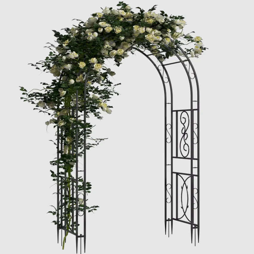 Metal Garden Arbor Trellis For Climbing Plants And Flowers