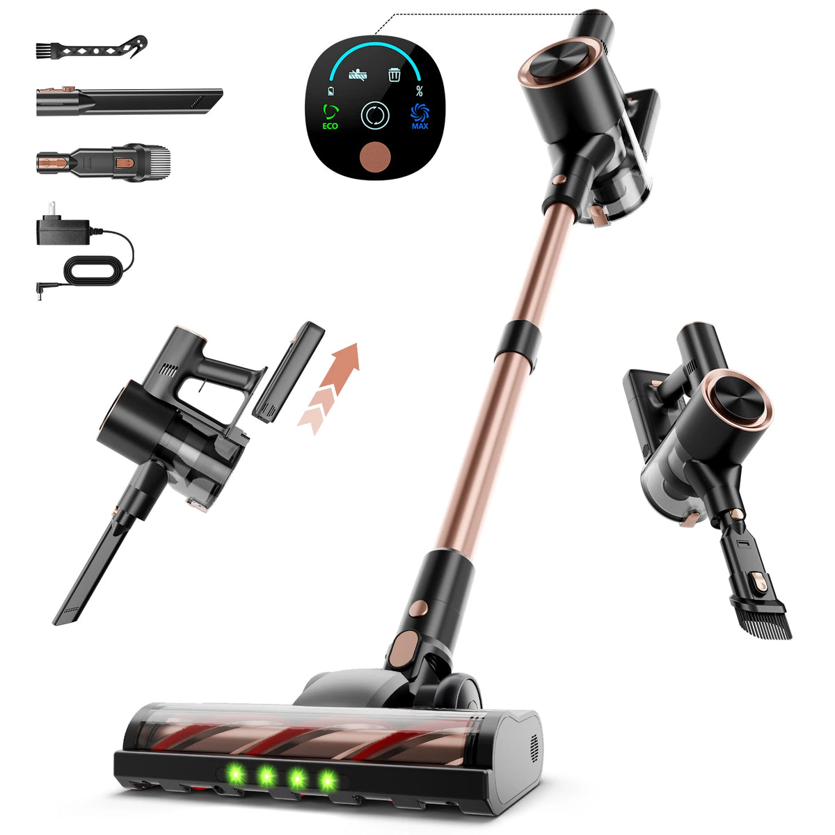 Honki Powerful Cordless Vacuum Cleaner With Led Display